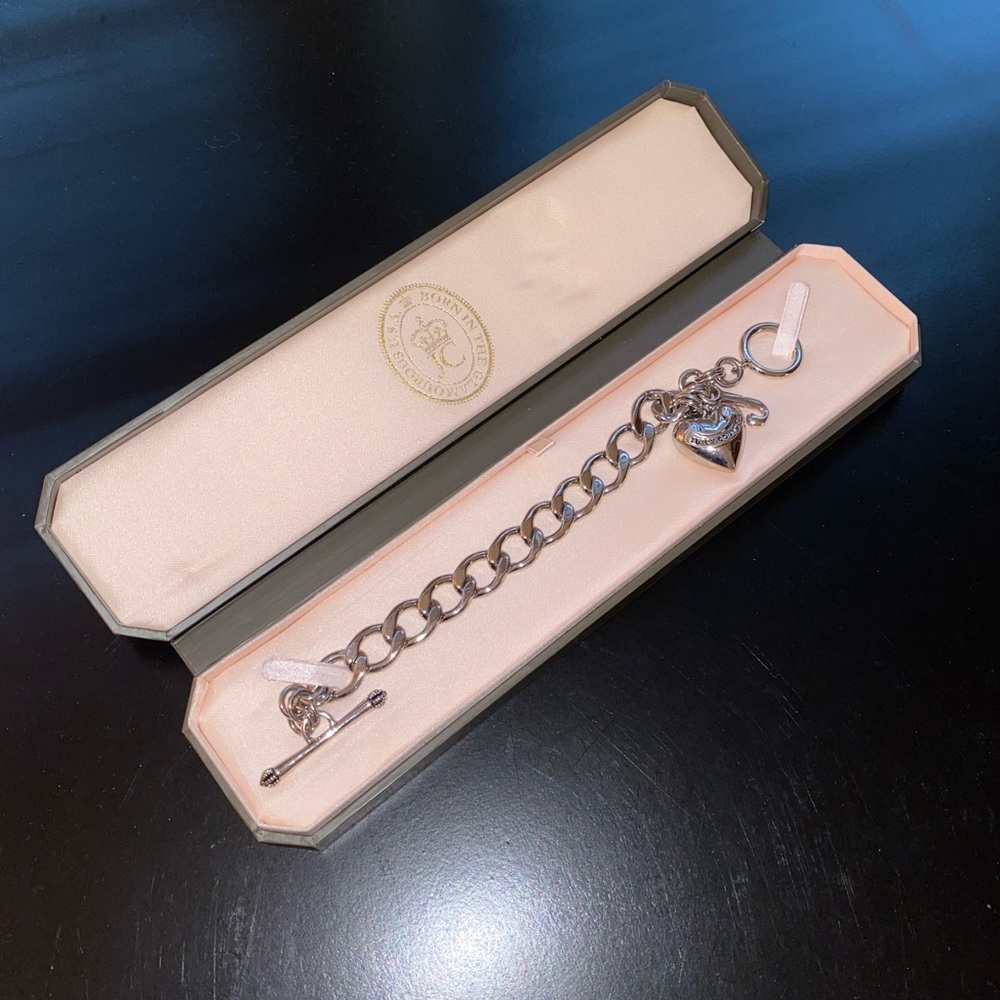 Silver Juicy Couture charm bracelet